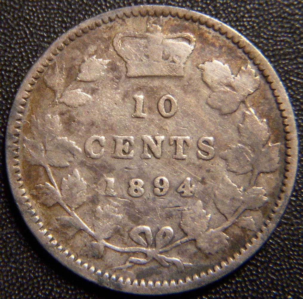 1894 Canadian Dime - Good