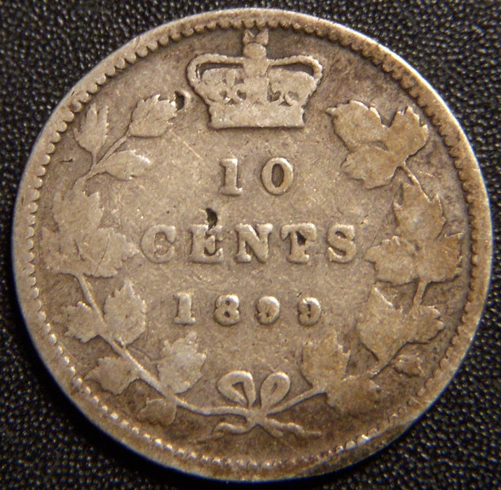 1899 Canadian Dime - Good