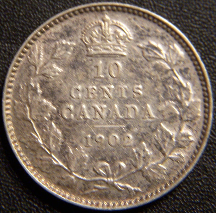 1902 Canadian Dime - Very Fine