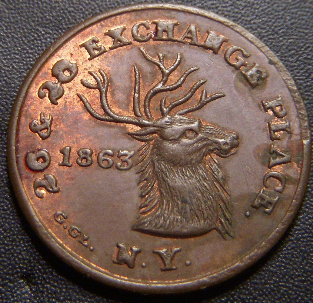 1863 Schulze's / NY NY Civil War Token