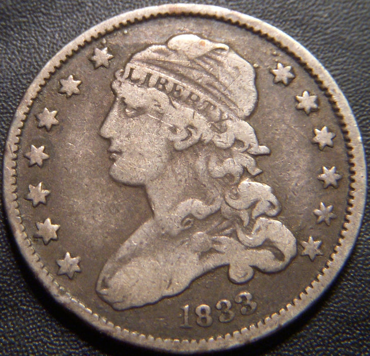 1833 Bust Quarter - Fine