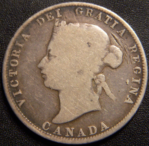 1872H Canadian Quarter - Good