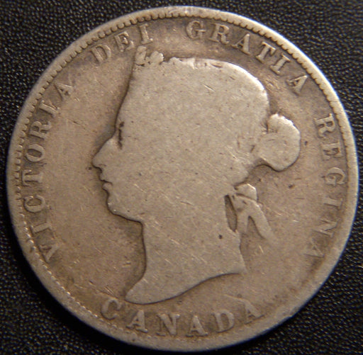 1874H Canadian Quarter - Good