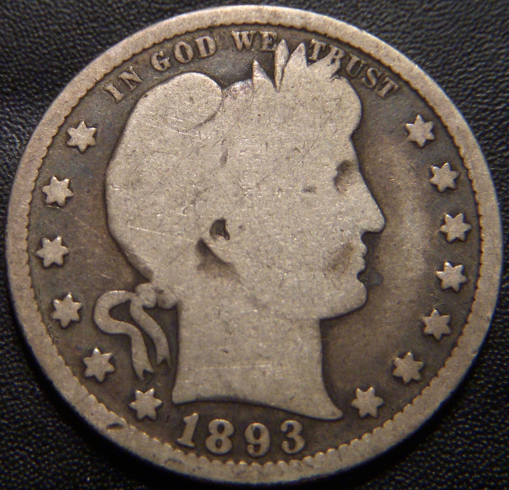 1893-S Barber Quarter - Good
