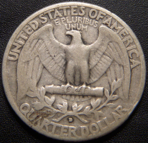 1932-D Washington Quarter - Very Good