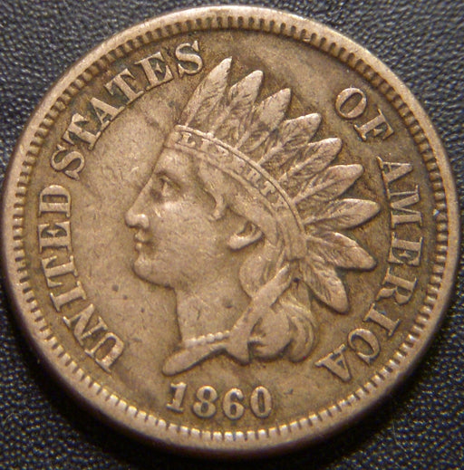 1860 Indian Head Cent - Very Fine
