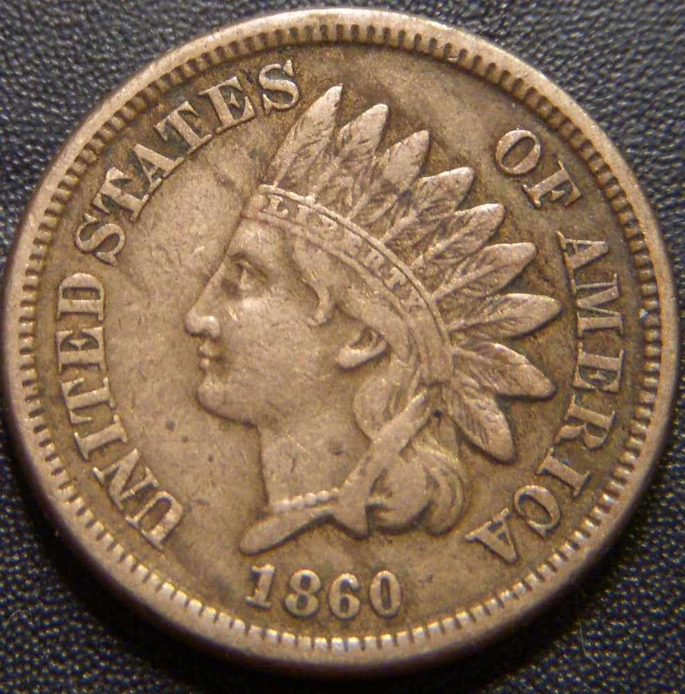 1860 Indian Head Cent - Very Fine