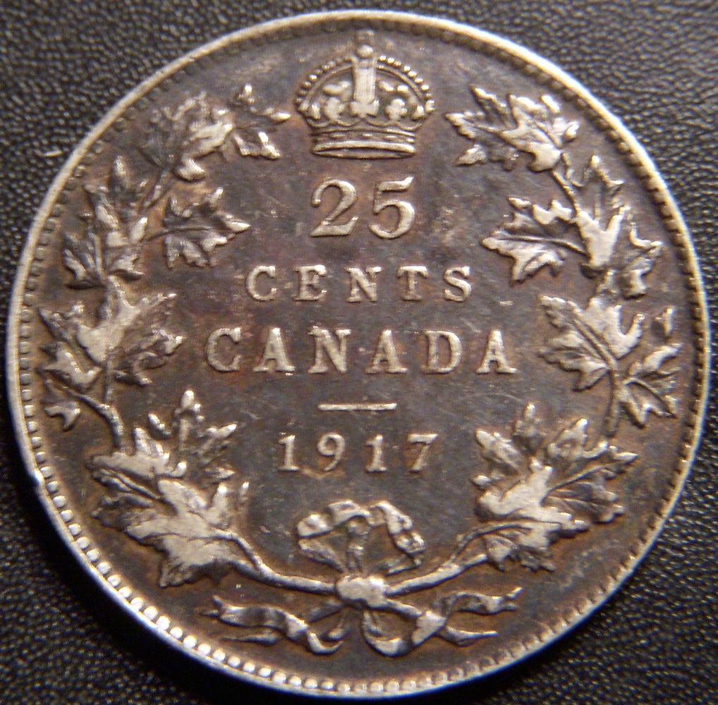 1917 Canadian Quarter - Extra Fine