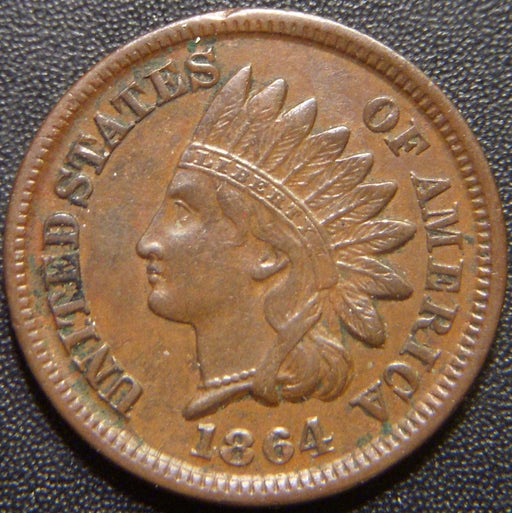 1864 Indian Head Cent - Bronze Extra Fine