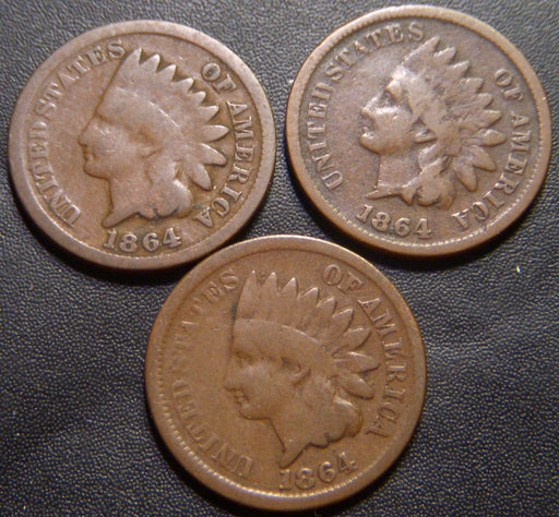 1864 Indian Head Cent - Bronze Good