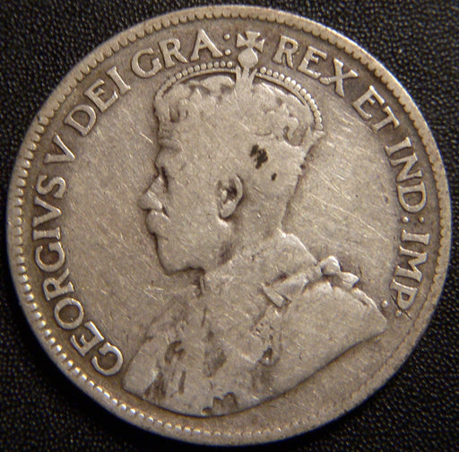 1918 Canadian Quarter - Very Good