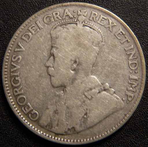 1921 Canadian Quarter - Very Good