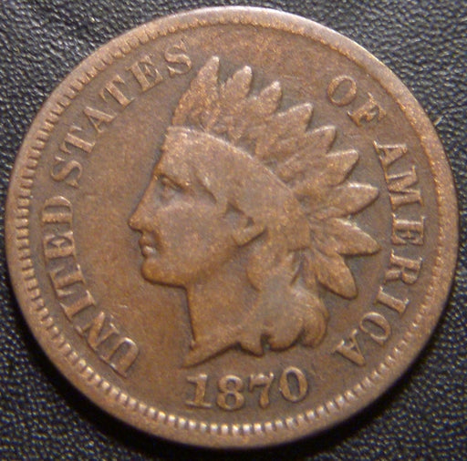 1870 Indian Head Cent - Good