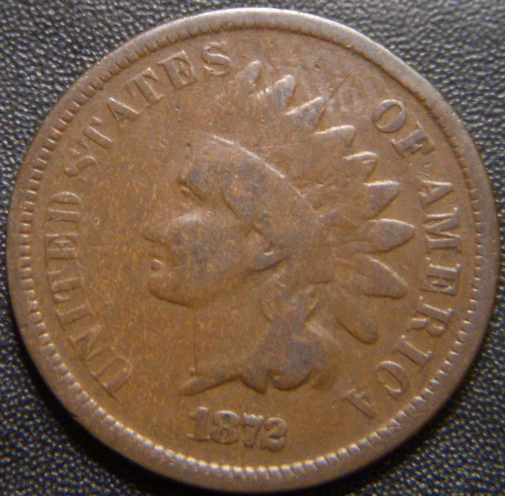 1872 Indian Head Cent - Good