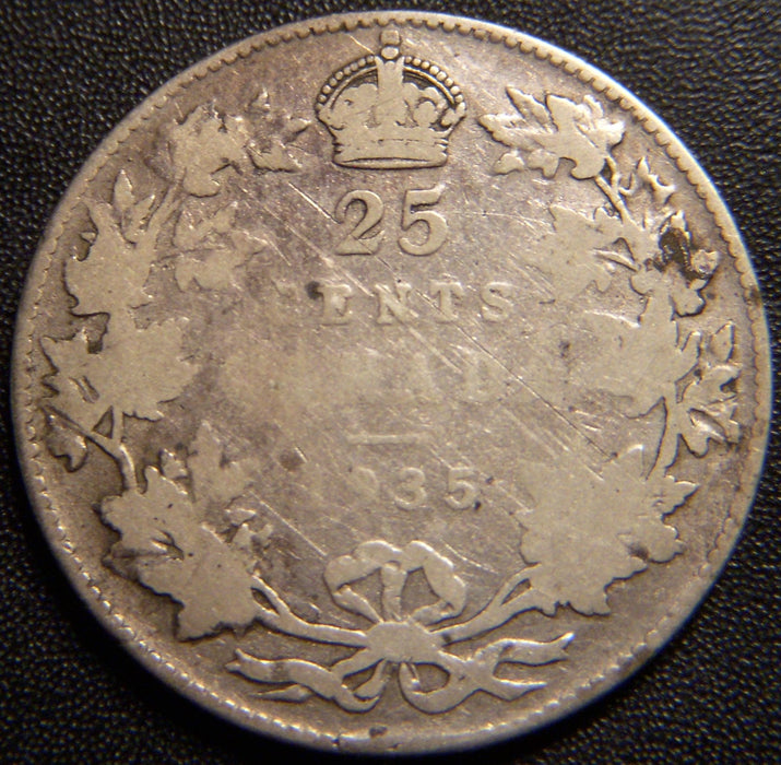 1935 Canadian Quarter - Good