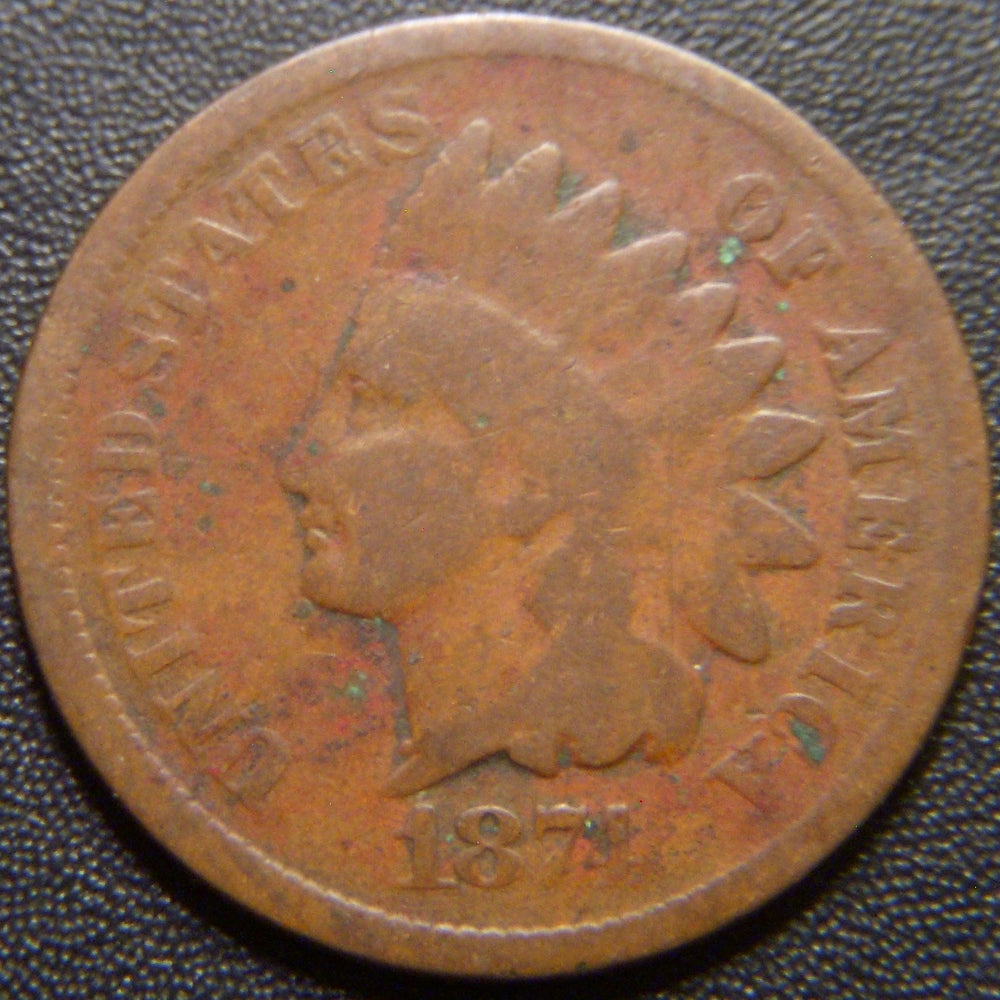 1874 Indian Head Cent - Good