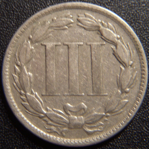1865 Three Cent Piece - Fine