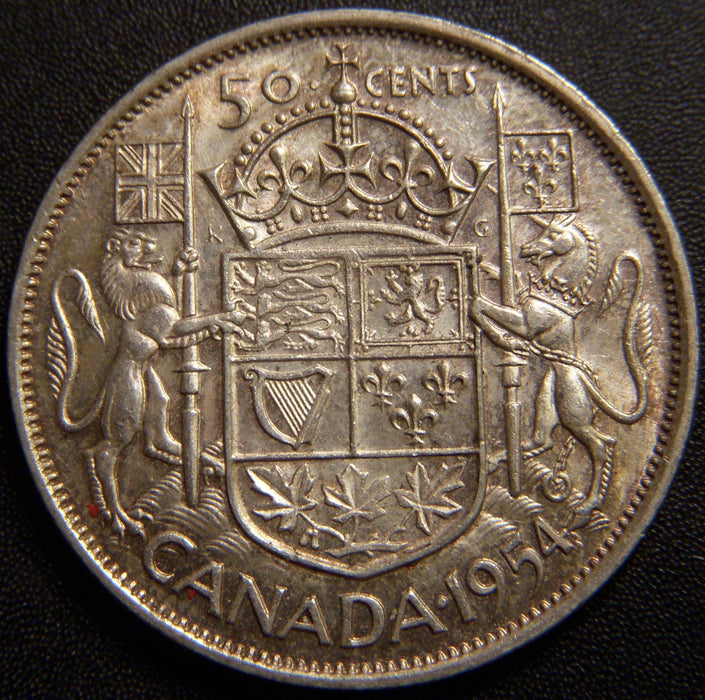 1954 Canadian Half Dollar - Extra Fine