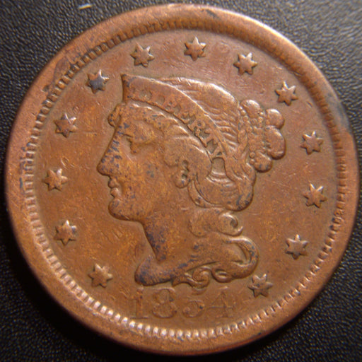 1854 Large Cent - Fine