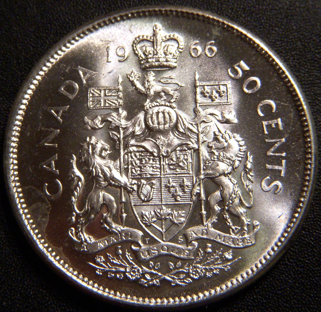 1966 Canadian Half Dollar - Uncirculated