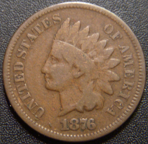 1876 Indian Head Cent - Good
