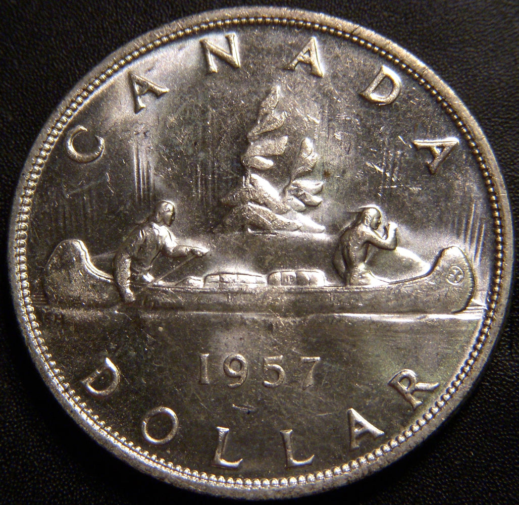 1957 Canadian Dollar - Uncirculated