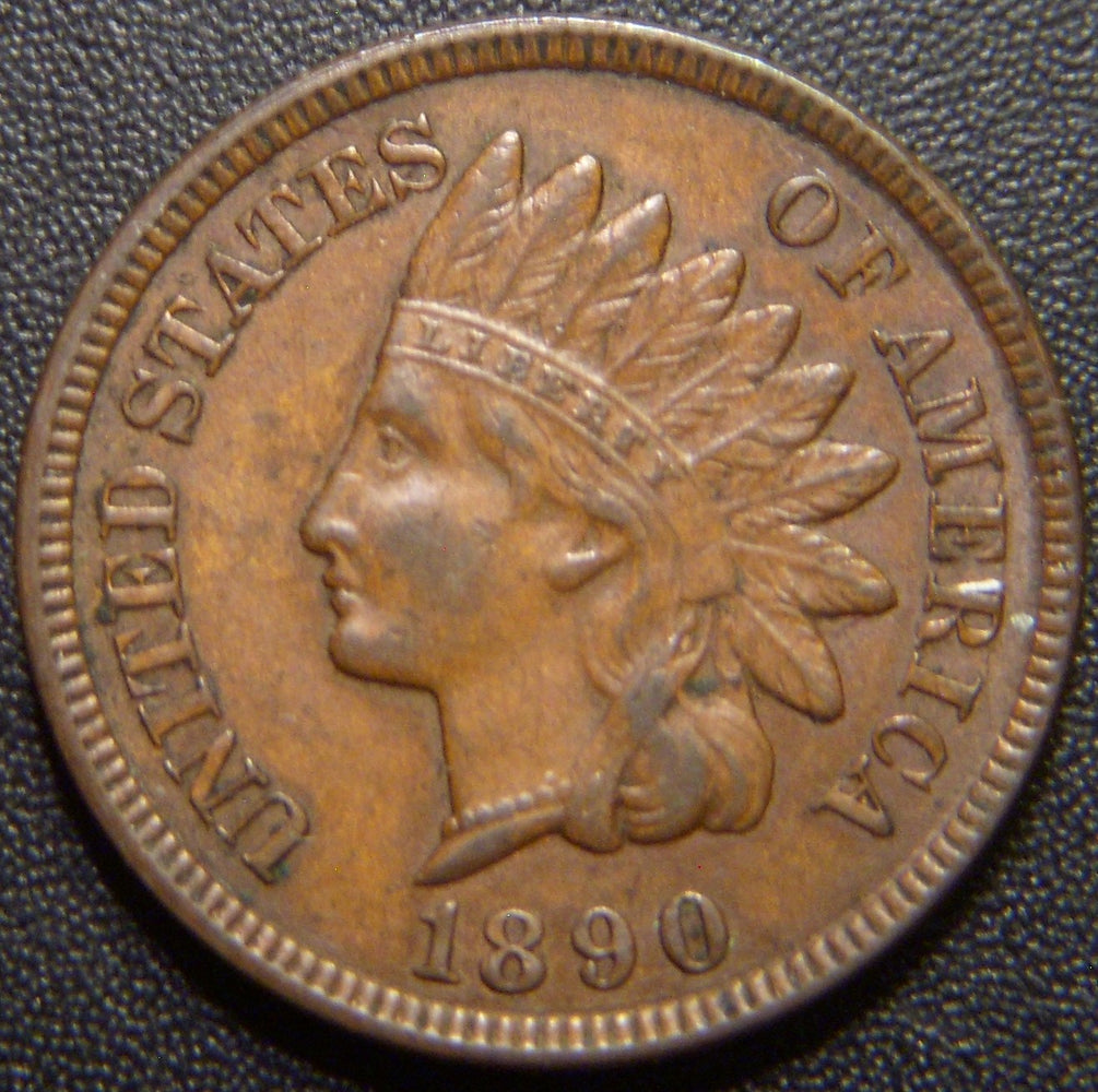 1890 Indian Head Cent - Extra Fine