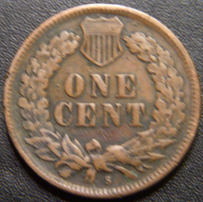 1908-S Indian Head Cent - Very Good