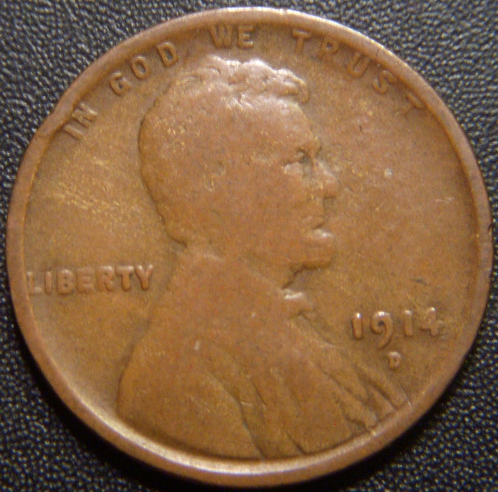 1914-D Lincoln Cent - Very Good