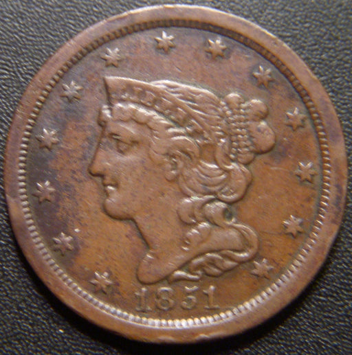1851 Half Cent - Very Fine