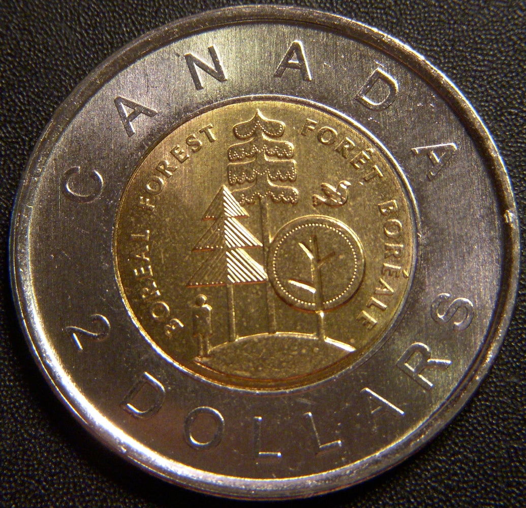 2011 Canadian $2 Dollar - Boreal Forest Uncirculated