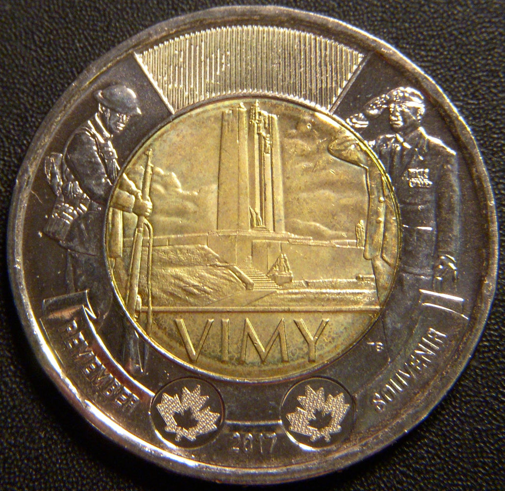 2017 Canadian $2 Dollar - Vimy Uncirculated