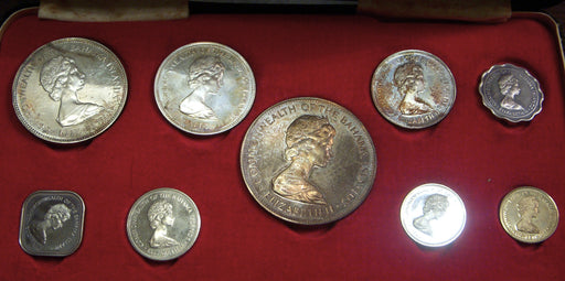 1971 9 Piece Silver Set Bahama