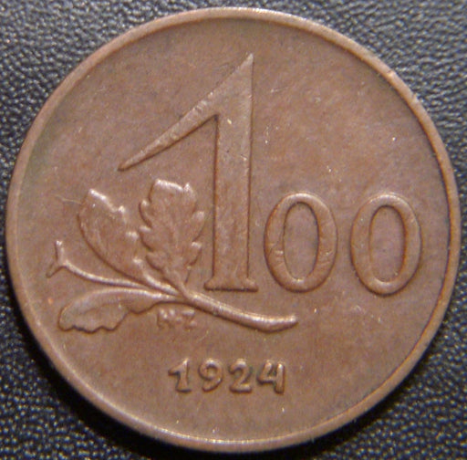 1924 100 Kronen - Austria