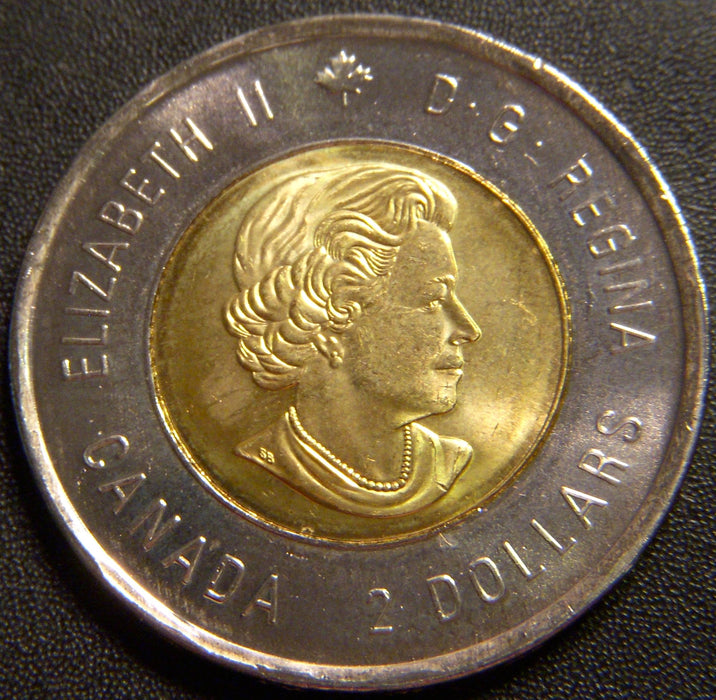 2021 Canadian $2 Dollar - Insulin Colorized Unc.