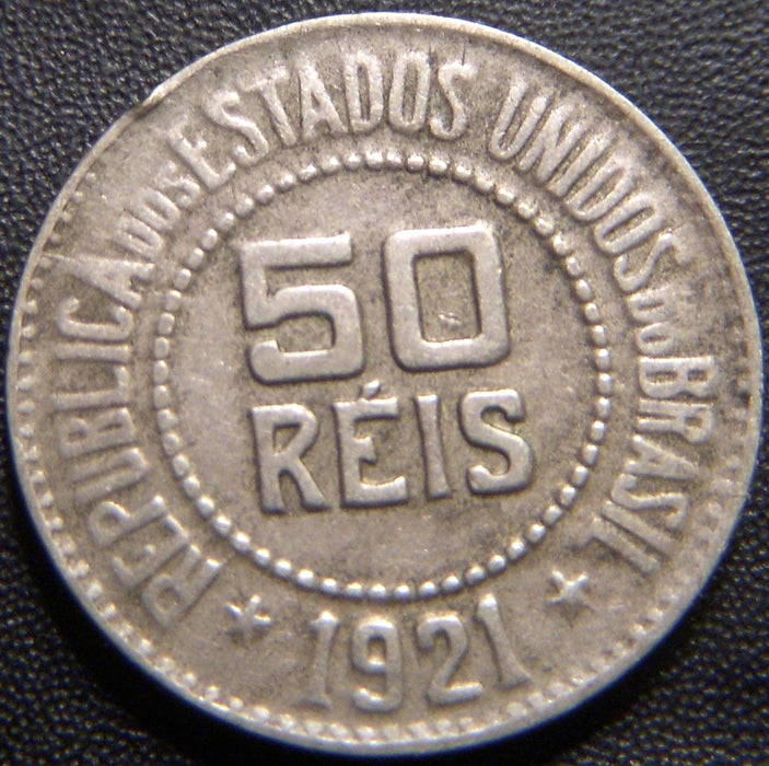 1921 50 Reis - Brazil