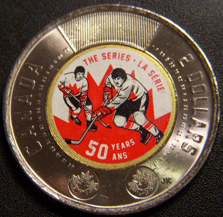 2022 Canadian $2 Dollar - Summit 50th Colorized Unc.