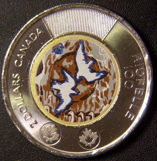 2023 Canadian $2 Dollar - J.P. Riopelle Colorized Unc.