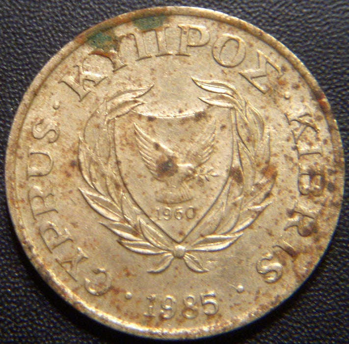 1985 2 Cents - Cyprus