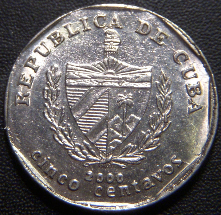 2000 5 Centavos - Cuba