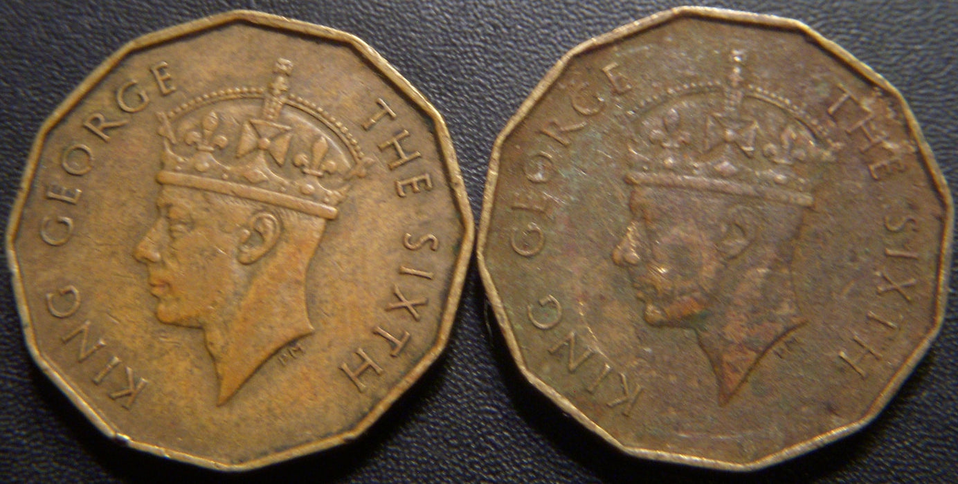 1952 3 Pence - Fiji