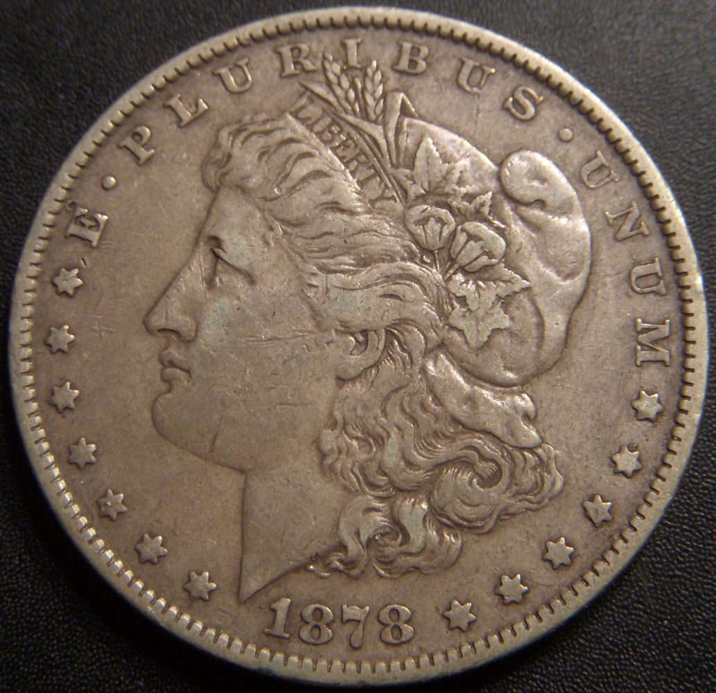 1878 Morgan Dollar - 7TF Rev 79 Fine
