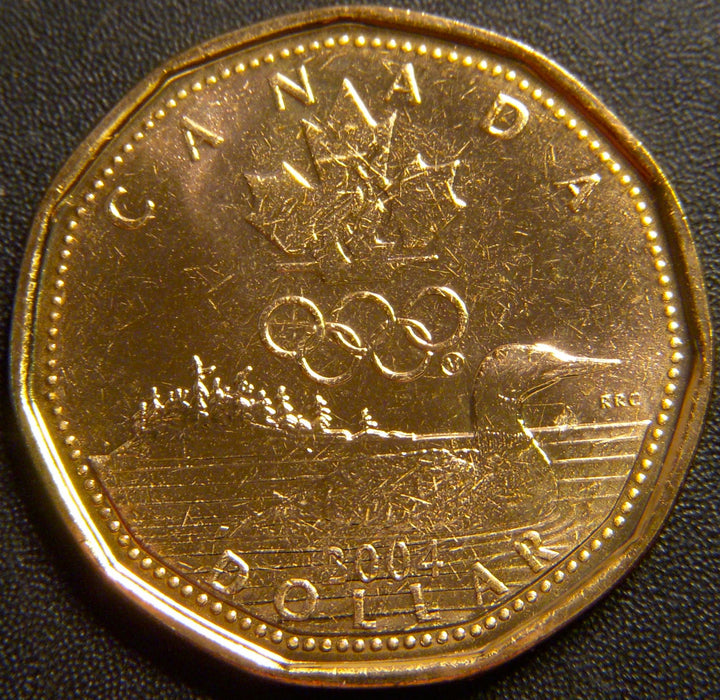 2004 Canadian $1 - Olympic Uncirculated