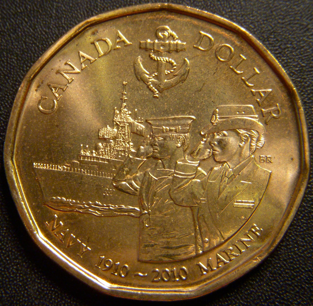 2010 Canadian $1 - Navy / Marine Uncirculated