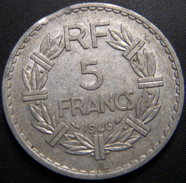 1946B 5 Francs - France
