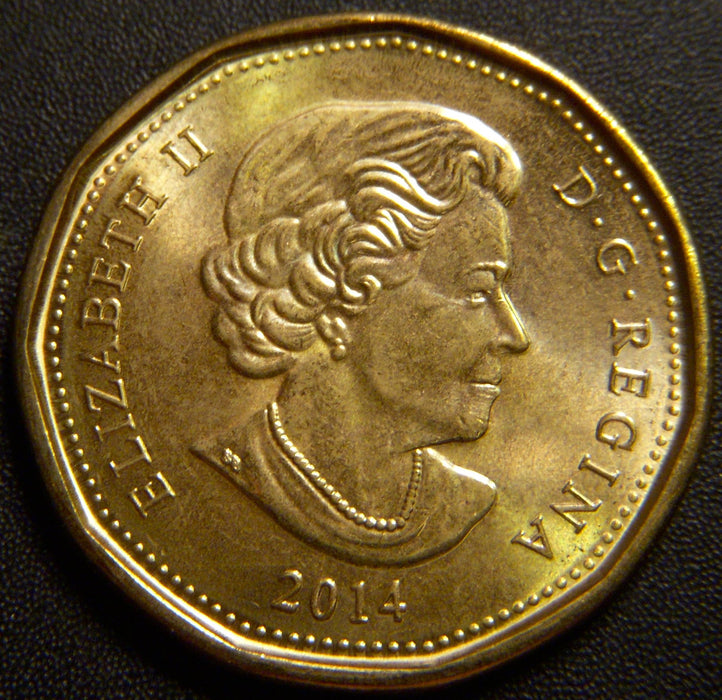 2014 Canadian $1 - Lucky Loon Uncirculated