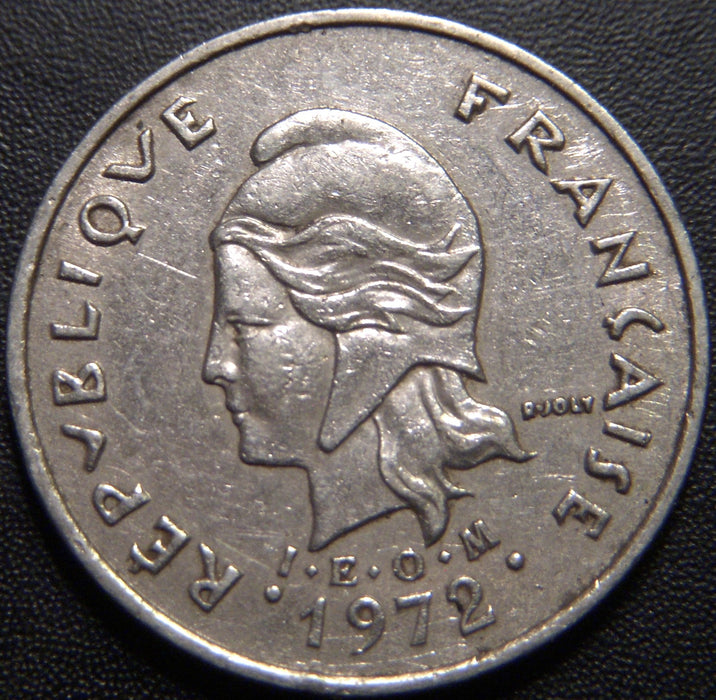 1972a 10 Francs - French Polynesia
