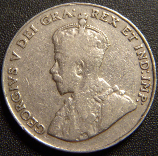 1926 Canadian Nickel - Near 6 Very Good