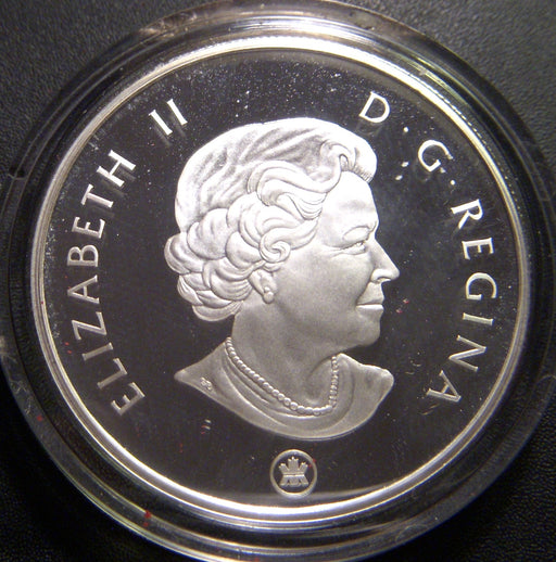 2007 $4 Parasaurolophus Dinosaur Silver Canada