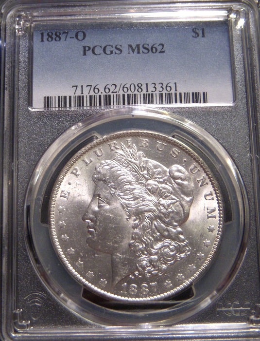 1887-O Morgan Dollar - PCGS MS62